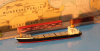 Containerschiff  "Weser Express" NDL (1 St.) D 1968 Hansa S 176